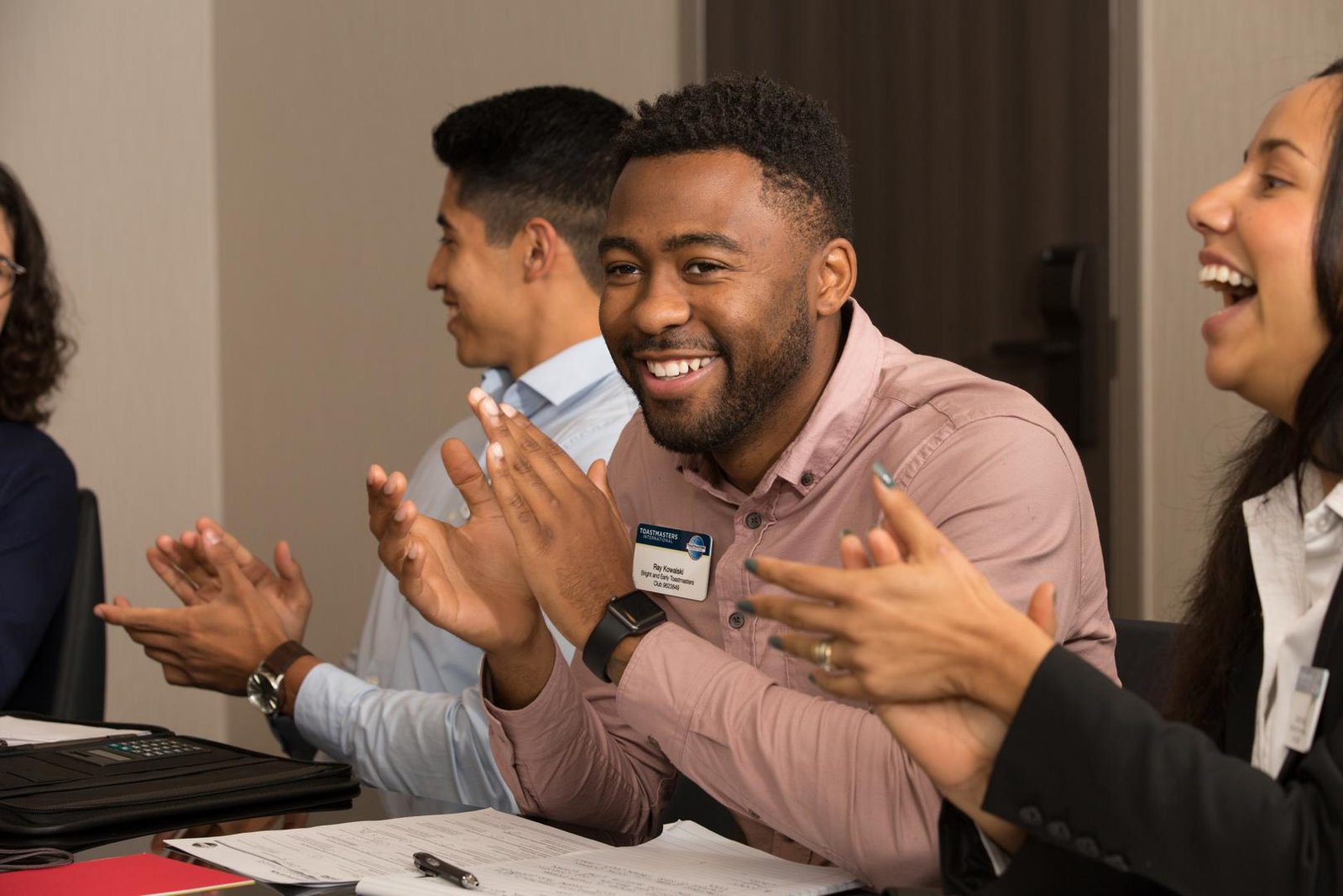 Toastmasters stock image