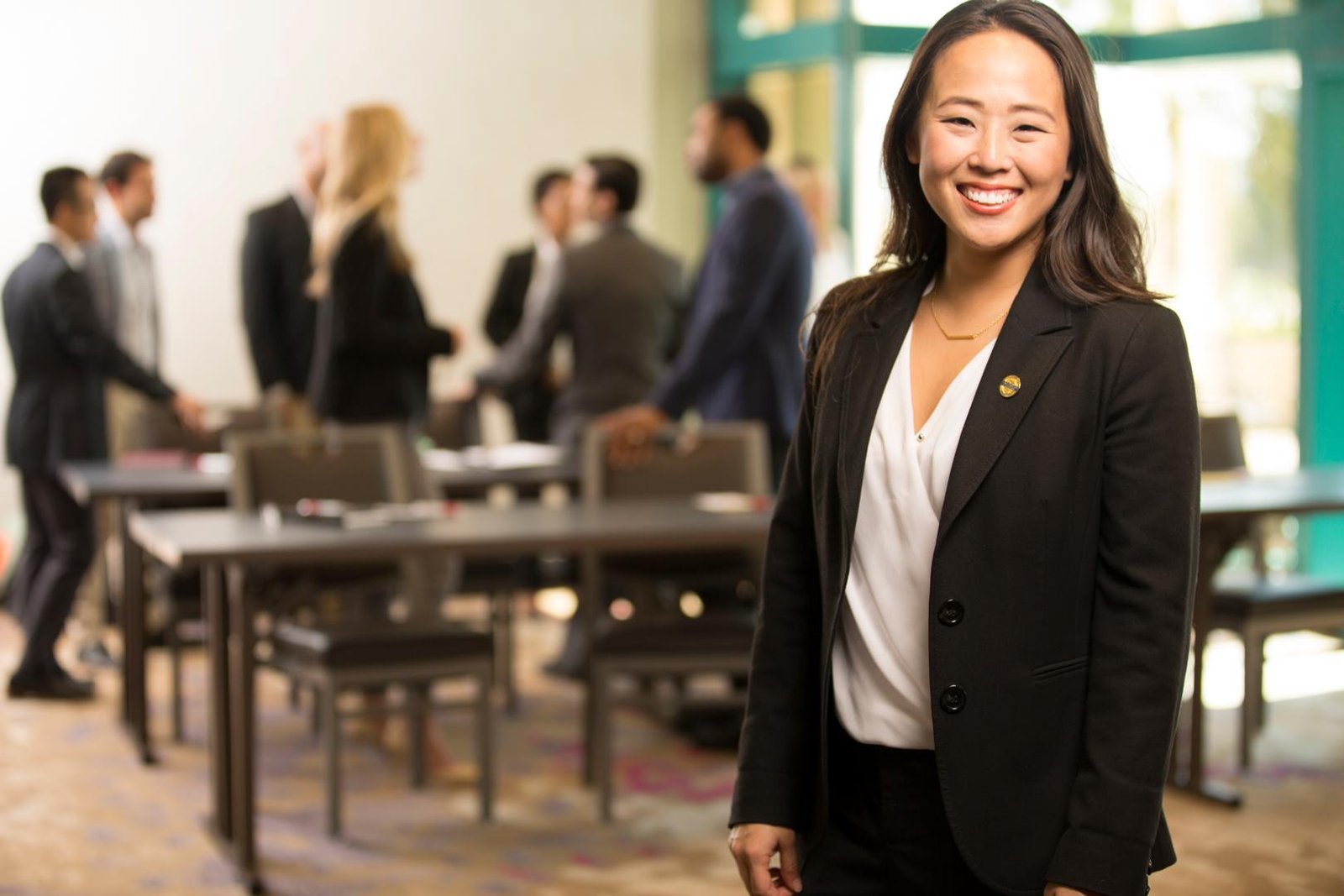 Tourist taking photo of a building